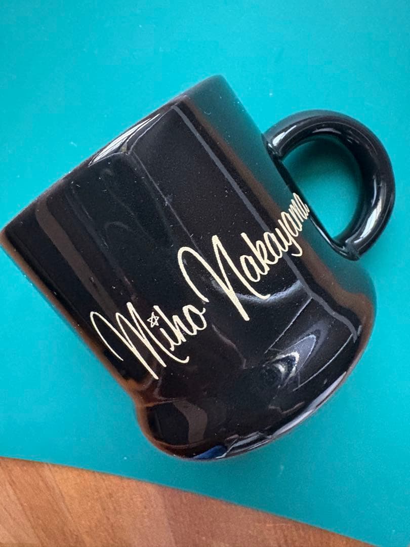 中山美穂❣️ マグカップ 黒