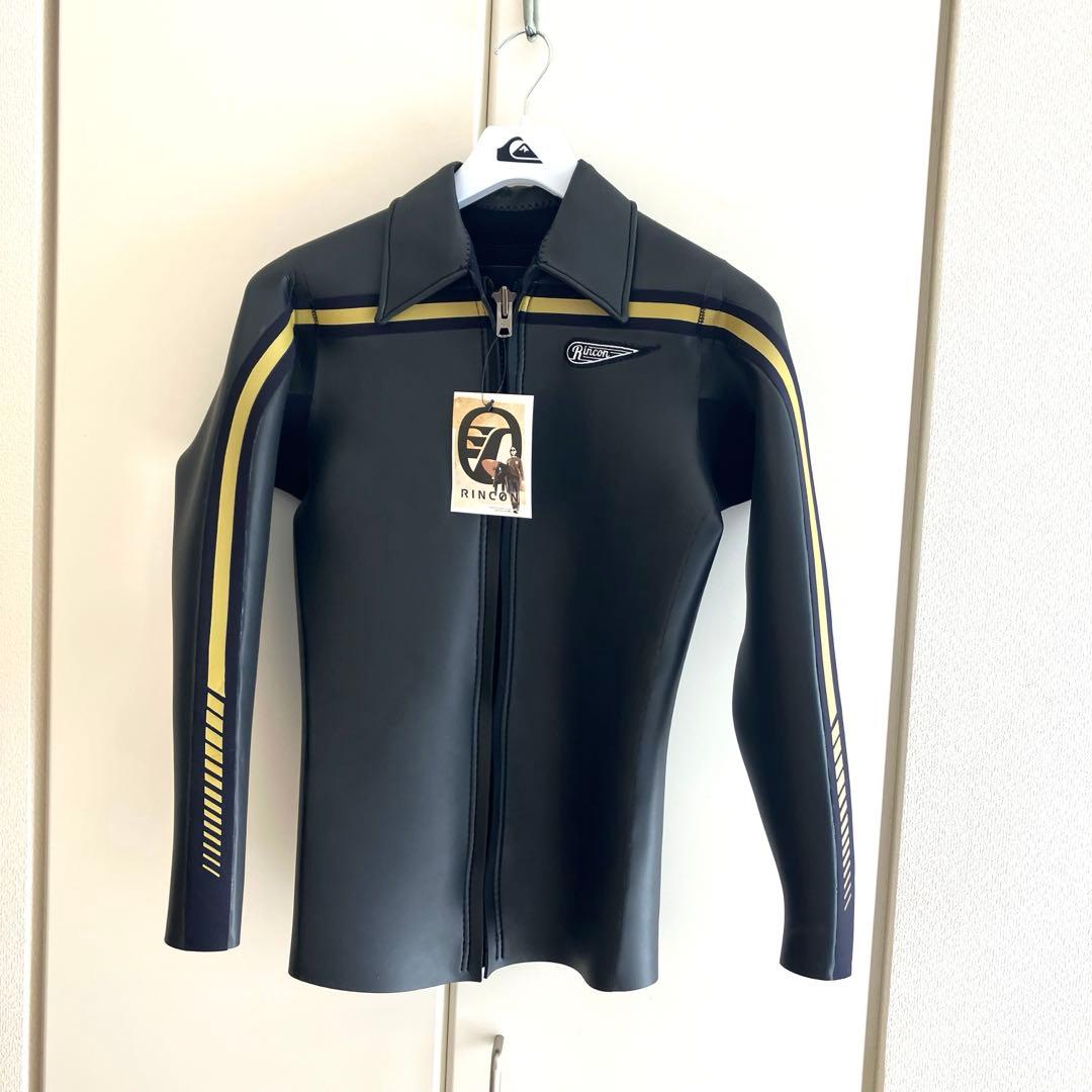 L 新品　RINCON 　リンコン　黒　2mm フロントジップ　長袖タッパー