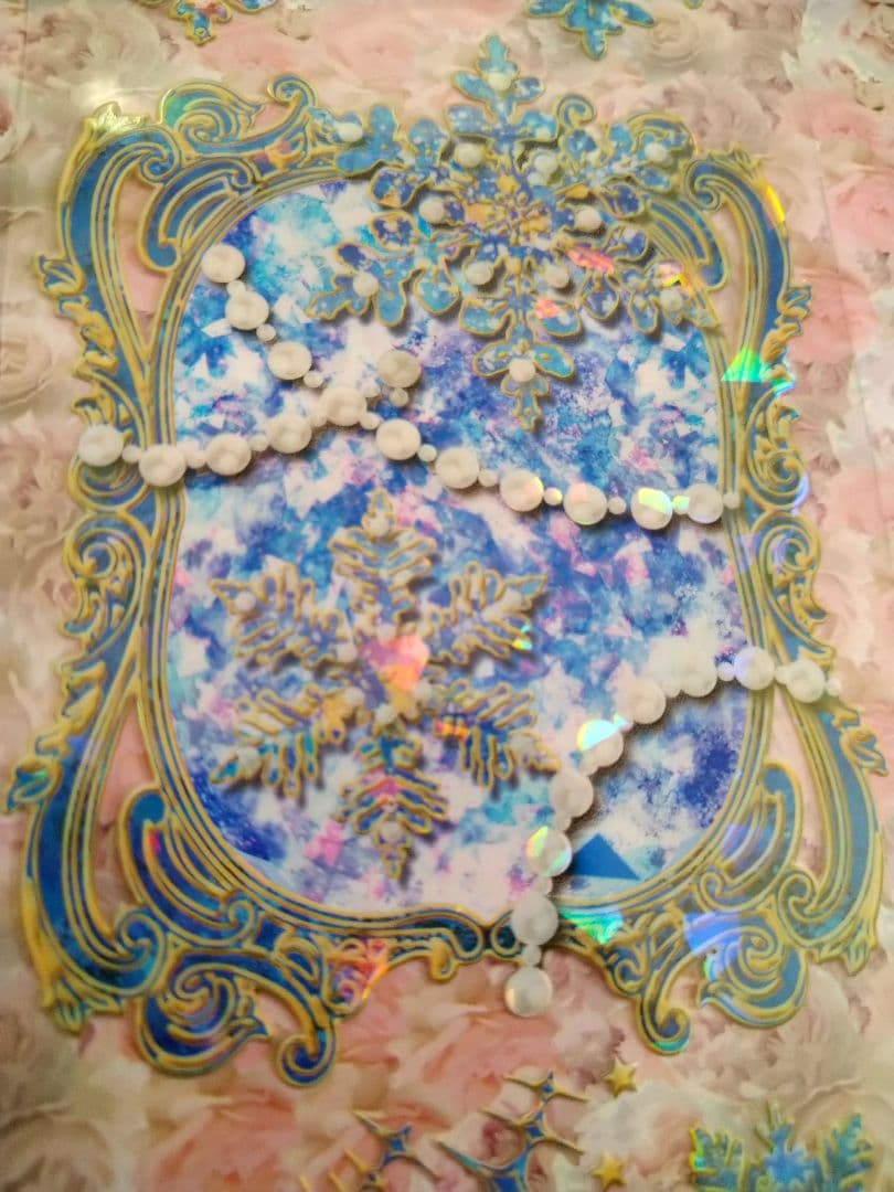 ✩完売御礼✩J745＃雪花传星(贝壳光)李富贵切り売り海外人物マステ女の子