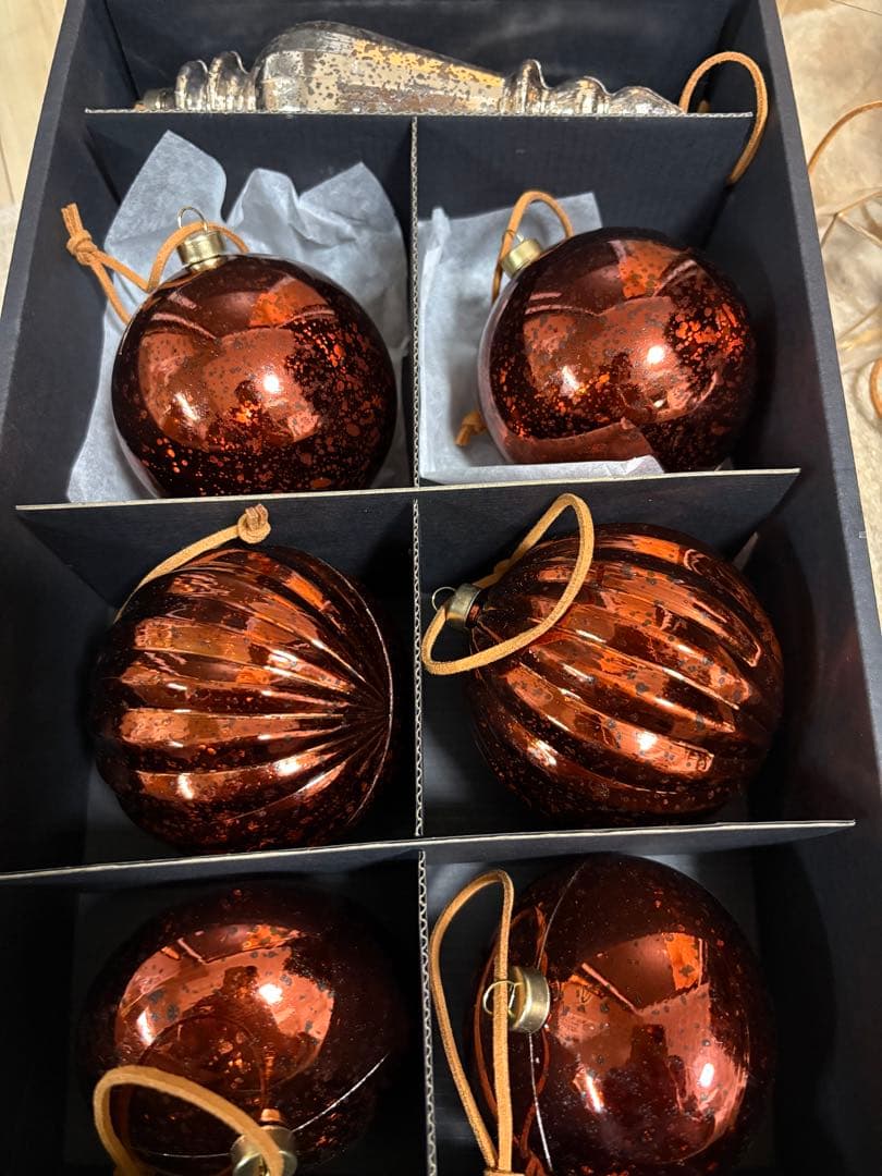 公式 正規品★アルザス クリスマスツリー オーナメント Grace 茶 40p