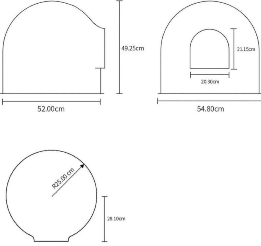 ピダン　pidan 猫トイレ ドーム かまくら　オシャレ　大型