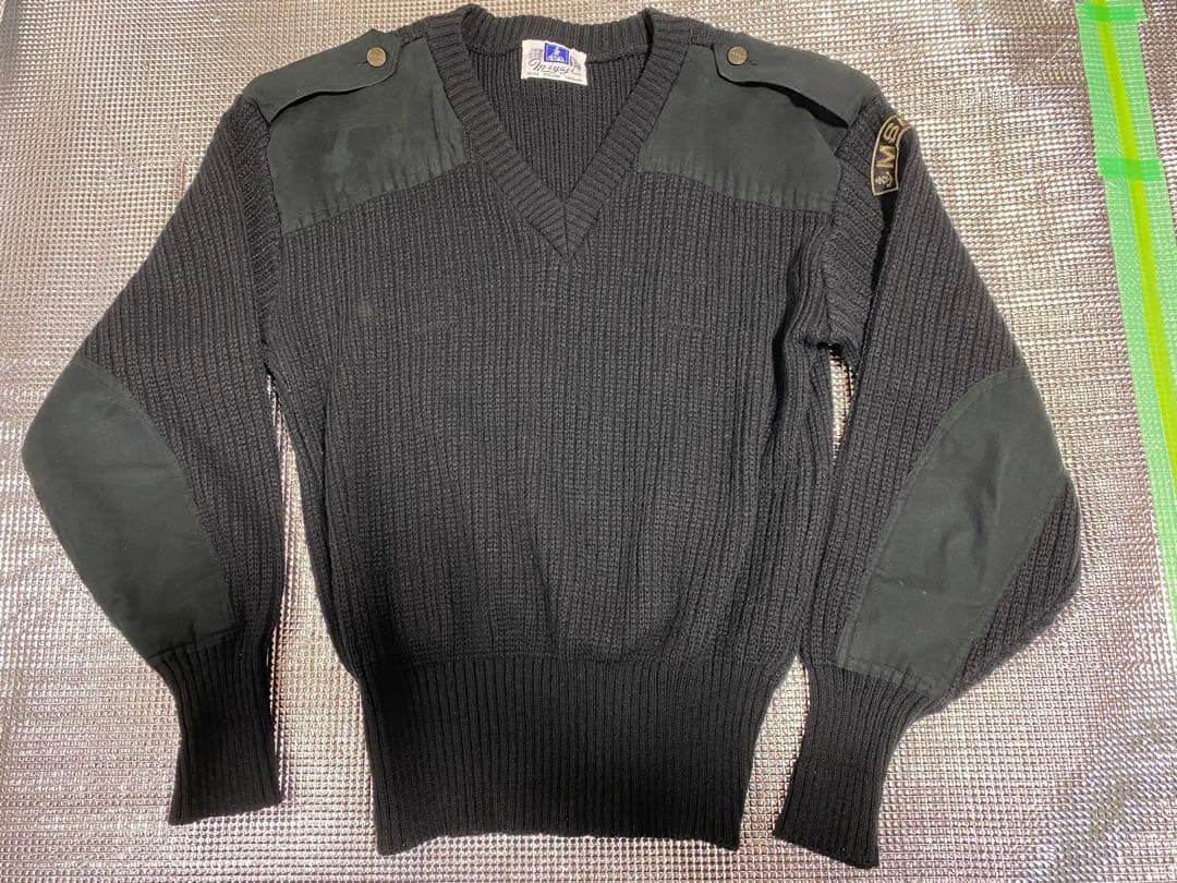 海上自衛隊　簡易セーター　Mサイズ 黒　宮地洋服店　ミヤジ　呉　江田島　佐世保