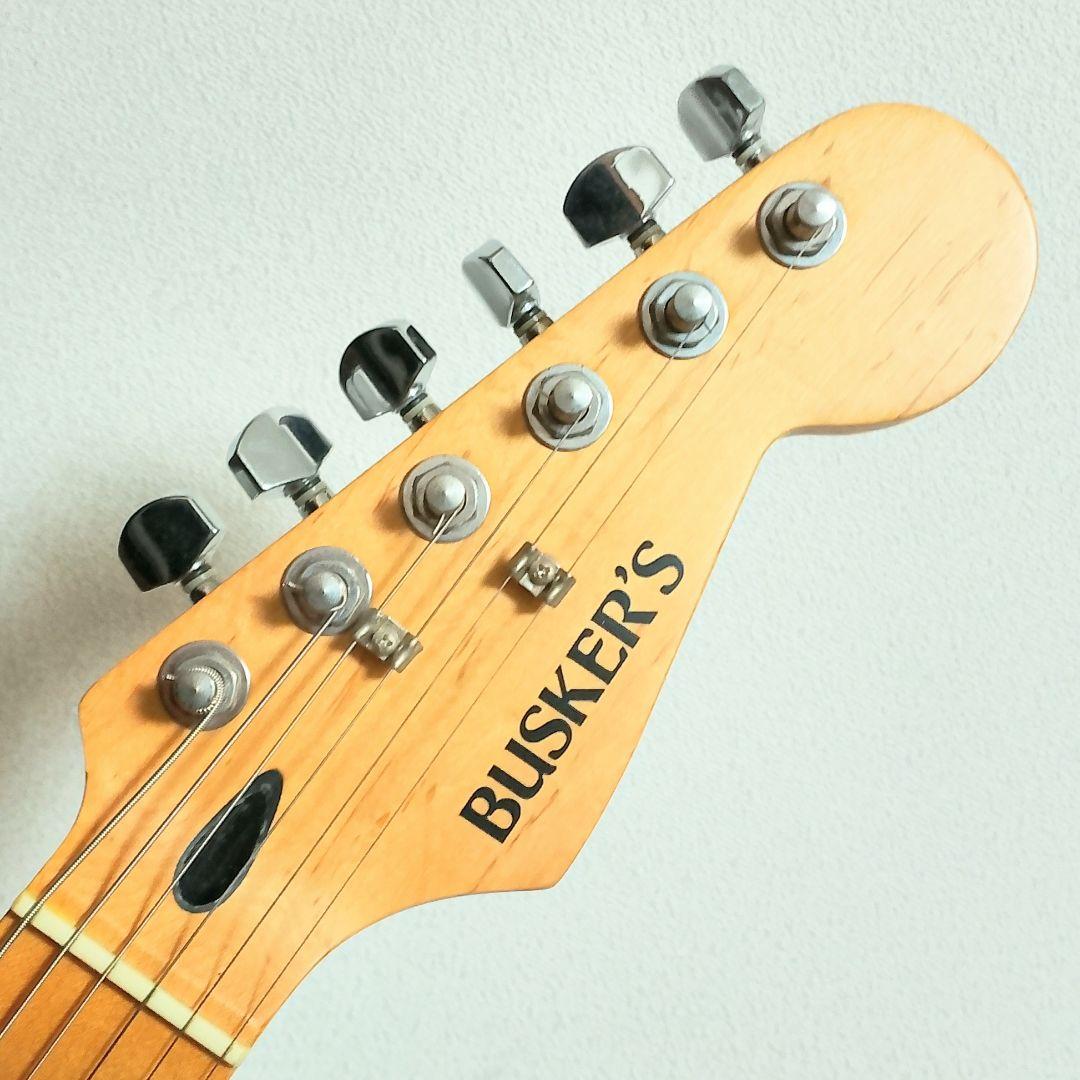 BUSKER’S　ストラトキャスタータイプ　エレキギター　ソニックブルー