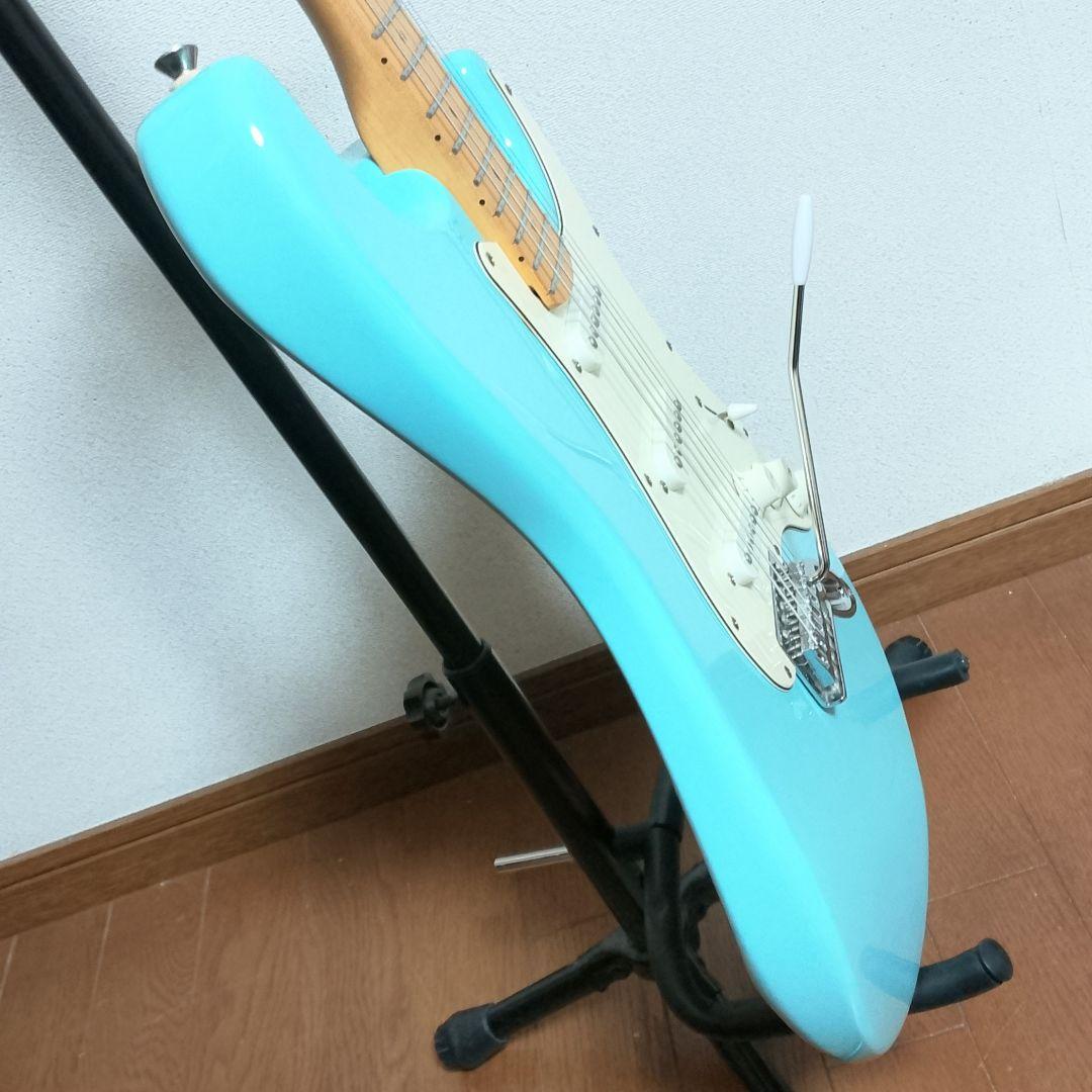BUSKER’S　ストラトキャスタータイプ　エレキギター　ソニックブルー