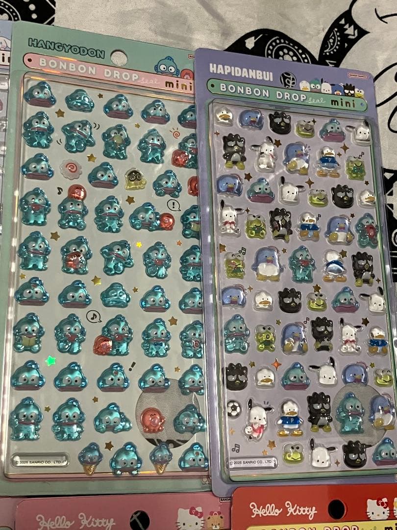 正規品　ボンボンドロップシール　サンリオ　ミニ　全種類　8種