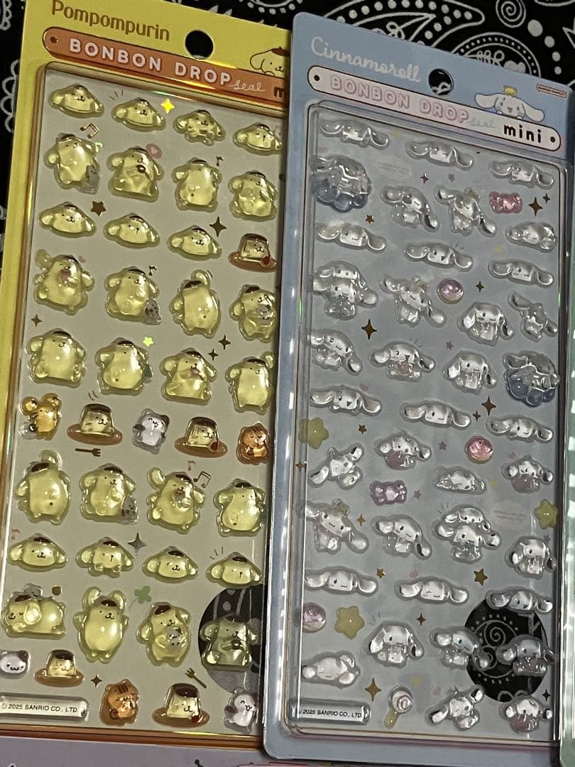 正規品　ボンボンドロップシール　サンリオ　ミニ　全種類　8種