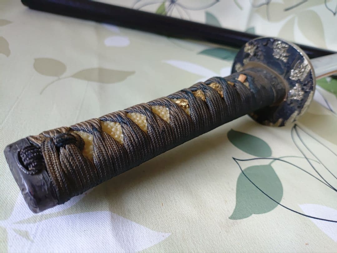 模造刀　模擬刀　居合刀　脇差　鍔がステキ