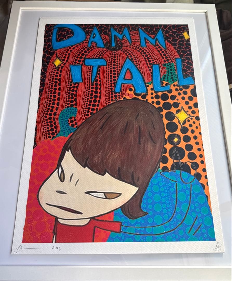 DEATH NYC 世界100枚限定　現代アートポスター　奈良美智　草間弥生