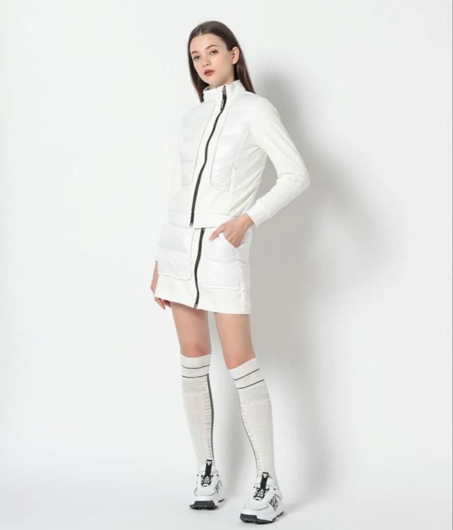 美品✦マークアンドロナ✦CD9-HDダウンジャケット＆スカートセットアップ