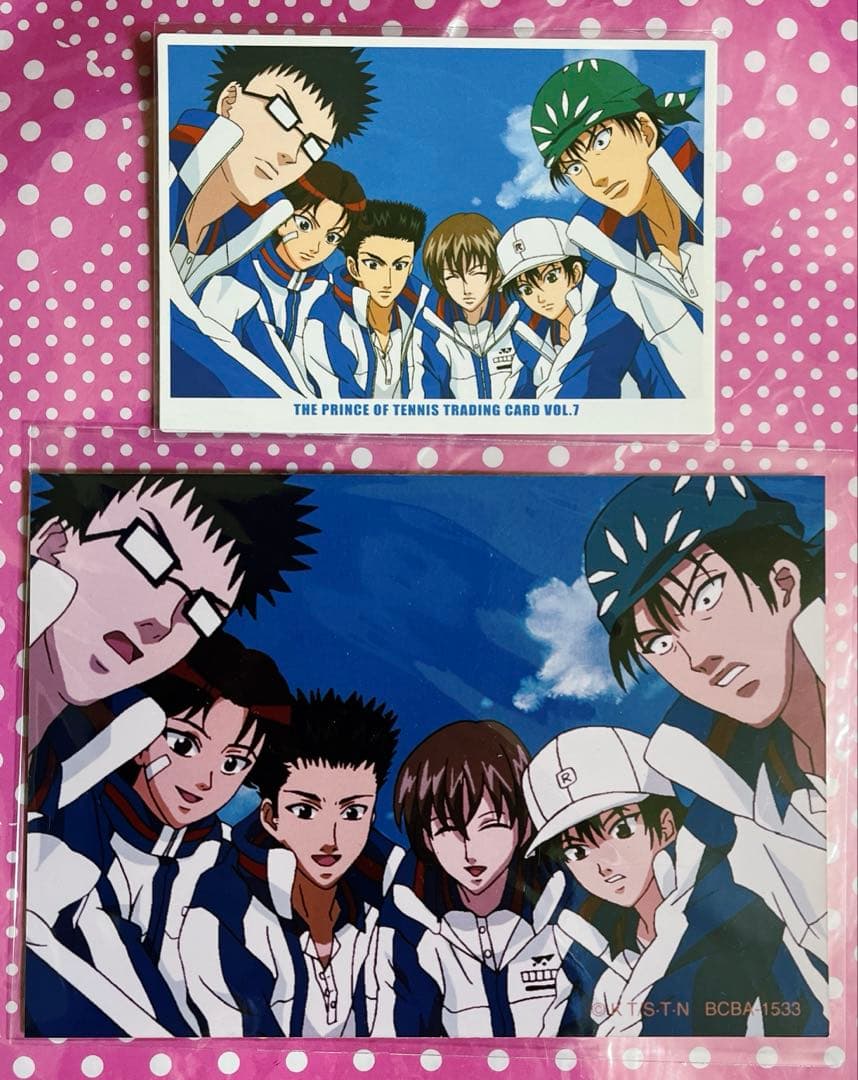 トレカ　非売品生写真風ブロマイド2点セット　テニスの王子様　不二　越前　テニプリ