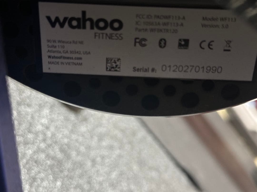 ジャンク品Wahoo KICKR スマートトレーナー　V5