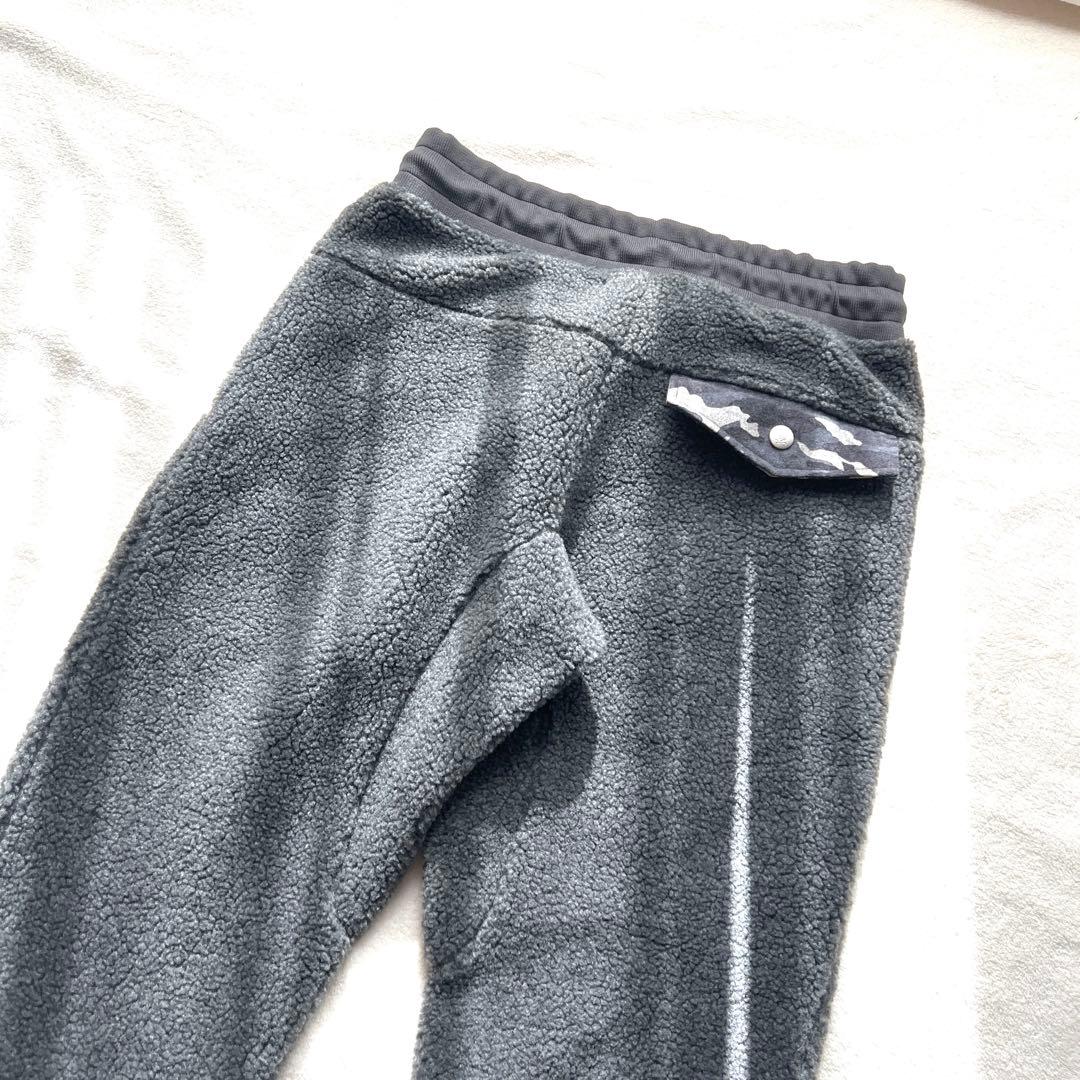 未使用 サイコバニー PsychoBunny ボアフリースパンツS グレー
