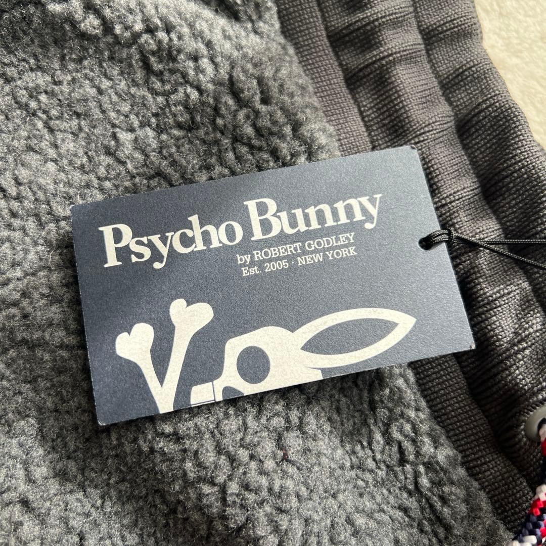 未使用 サイコバニー PsychoBunny ボアフリースパンツS グレー