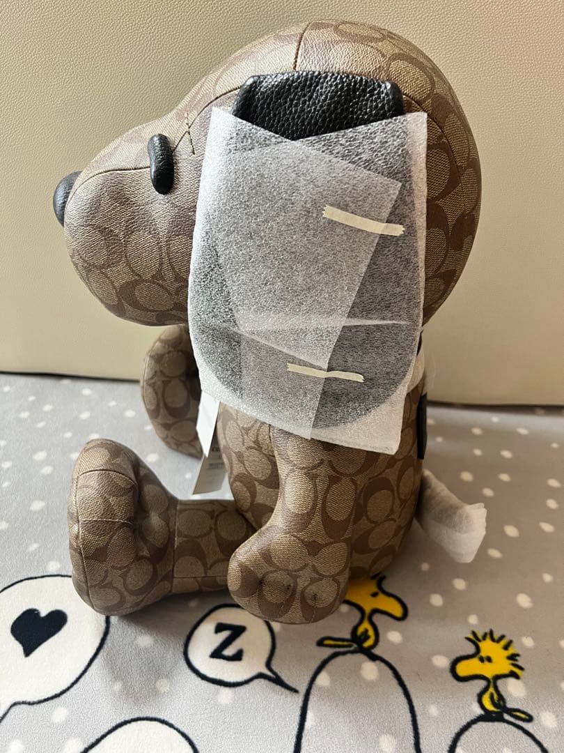 COACH PEANUTS スヌーピー シグネチャー　ぬいぐるみ　新品未使用