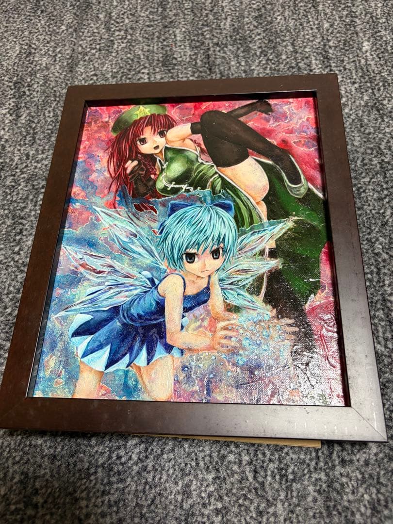 【東方】油絵 チルノ&紅美鈴【油絵】