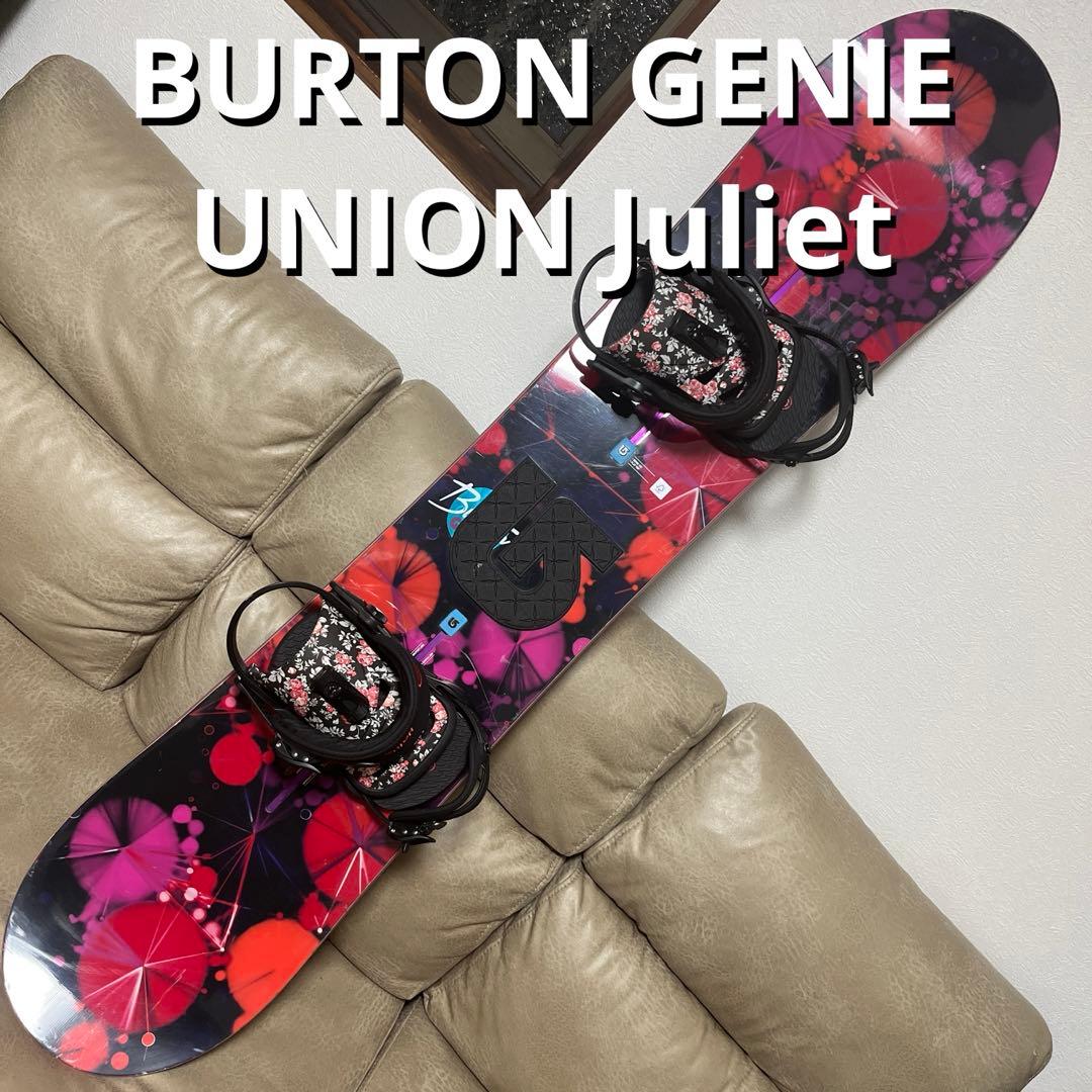 BURTON GENIE 142 FLATTOP×UNION Juliet M