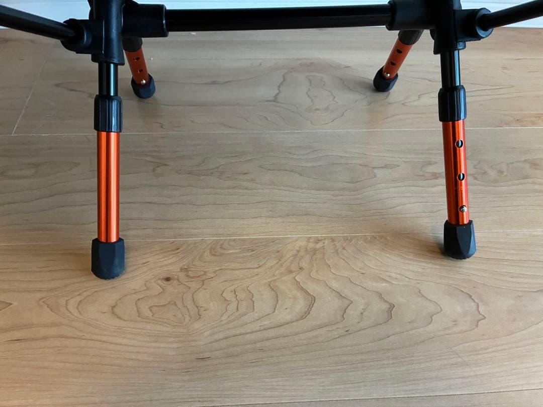 DOD ウルトラライトアジャスタブルチェア　ブラック/オレンジ　廃盤品