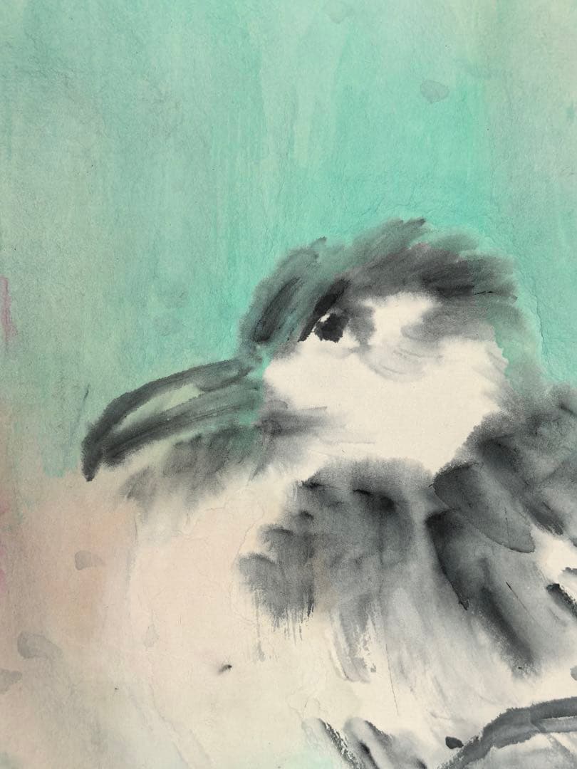 中国画《荷趣》 李德勝作 2022年オリジナル絵画  紙本着色