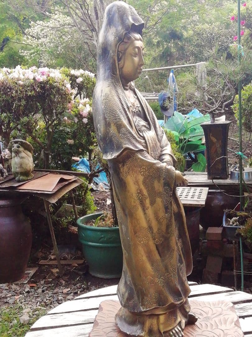 マリア 観音菩薩像/ 仏像.仏様.骨董品.仏像芸術