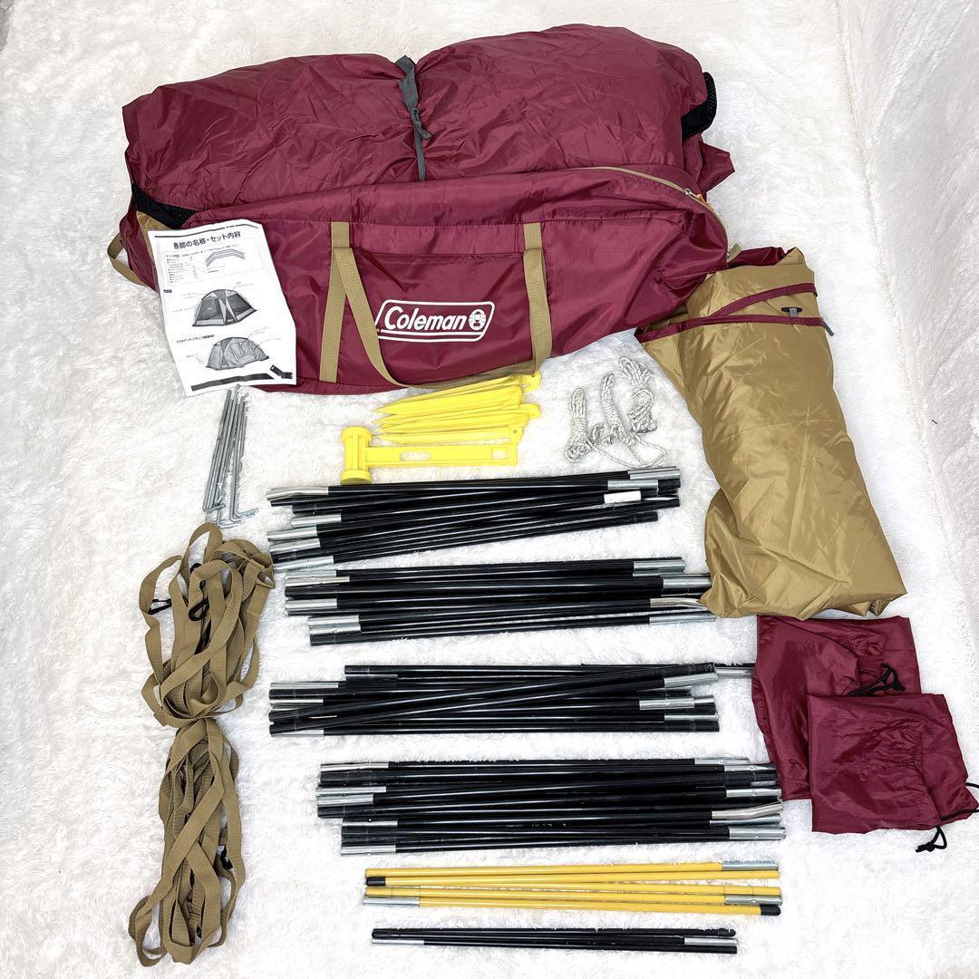 コールマン ドームスクリーンタープ　380 バーガンディ　Coleman