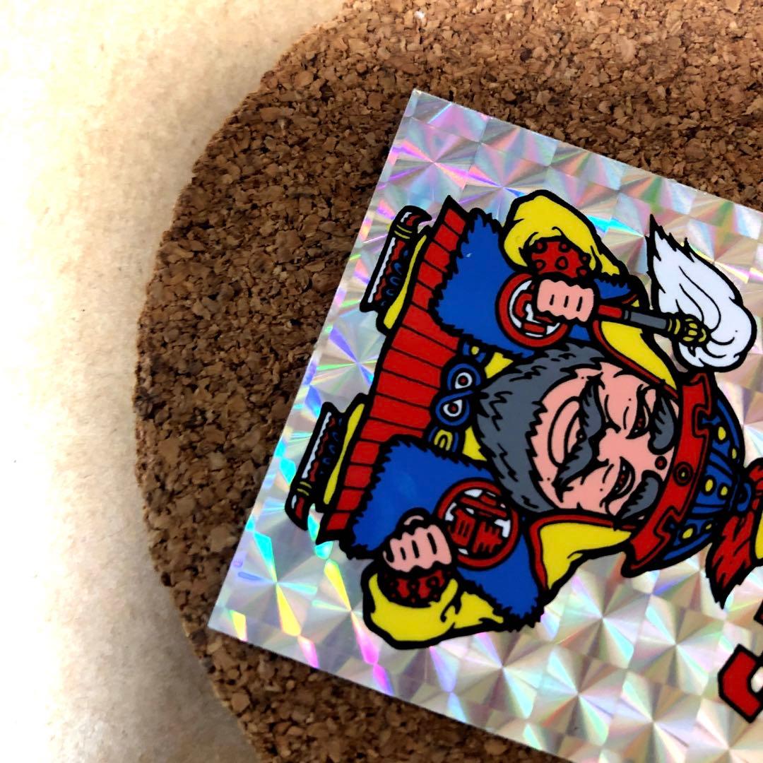 濃い黄色・エラー印字ブレ●ビックリマン・シャーマンカーン●昭和の正規品