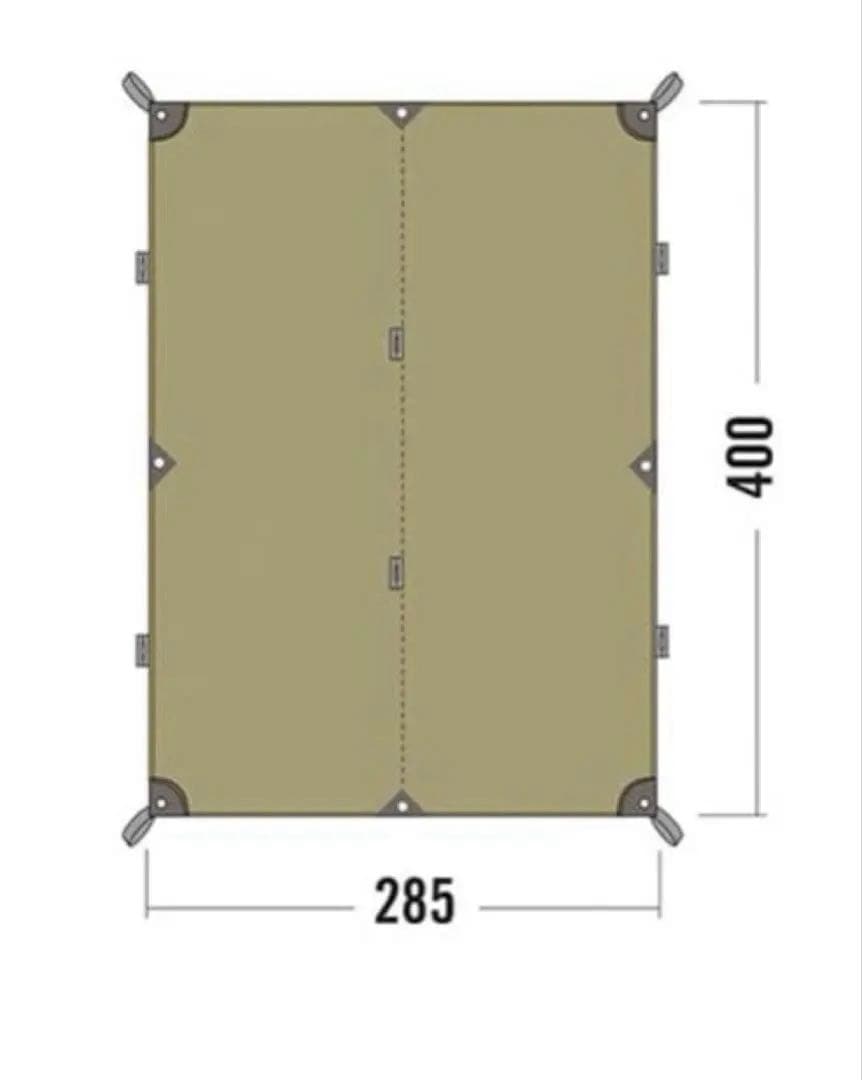 エバニュー タープ TC4 ポリコットン 285×400 EVERNEW