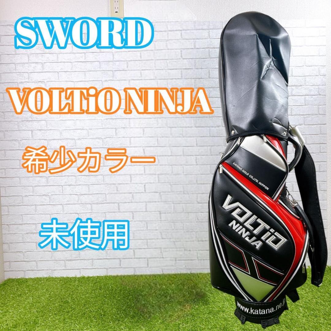 VOLTIO NINJA キャディバッグ ブラック×レッド×シルバー 未使用品