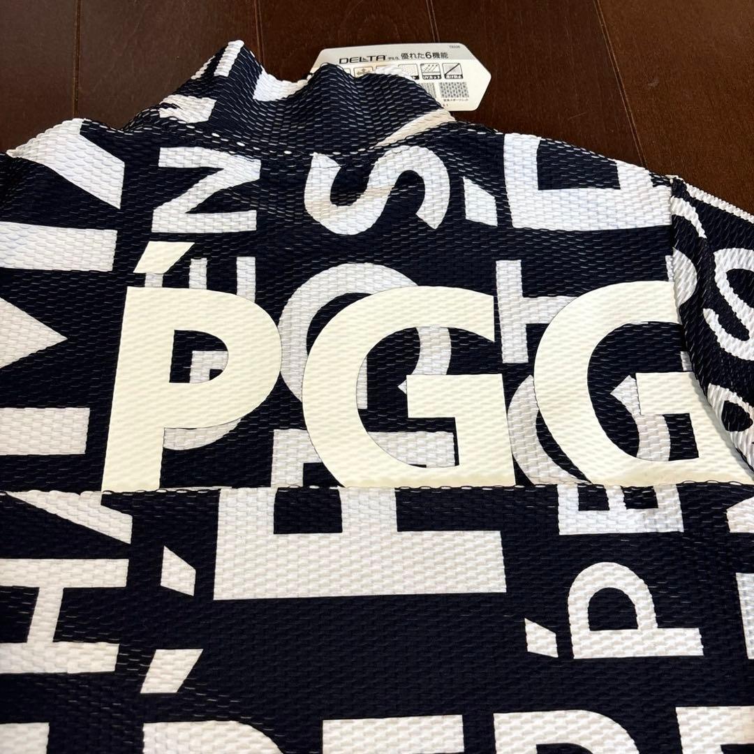 パーリーゲイツデルタロゴ総柄ハーフジッパー長袖シャツサイズ1