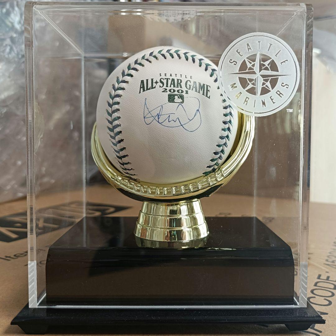 イチロー／直筆サインボール／2001年オールスター／シアトル・マリナーズ