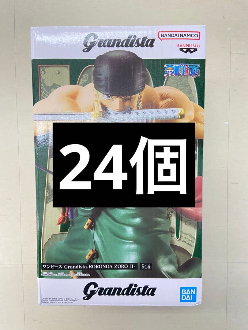 ワンピースGrandistaロロノア・ゾロ　フィギュア 24個