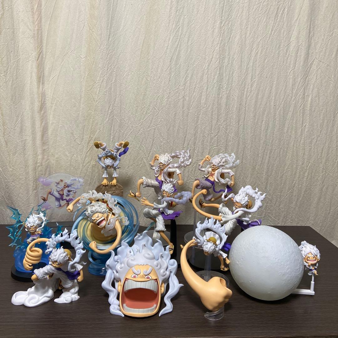 ワンピース フィギュア ニカ ルフィ 一番くじ プライズ セット売り 計12点