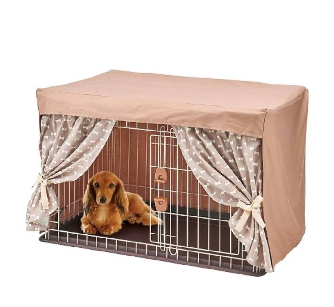 マルカン ドッグフレンドルーム カーテンセット DA-383 ペット　ゲージ