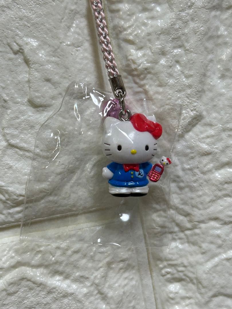 【希少】ご当地キティ 体育会系 帰宅部 根付ストラップ