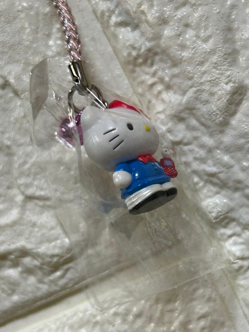 【希少】ご当地キティ 体育会系 帰宅部 根付ストラップ