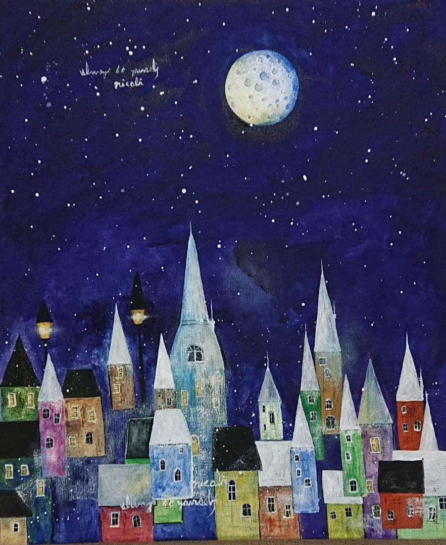 絵画 ★ちゃ-さん★ 灯し火 887 F10