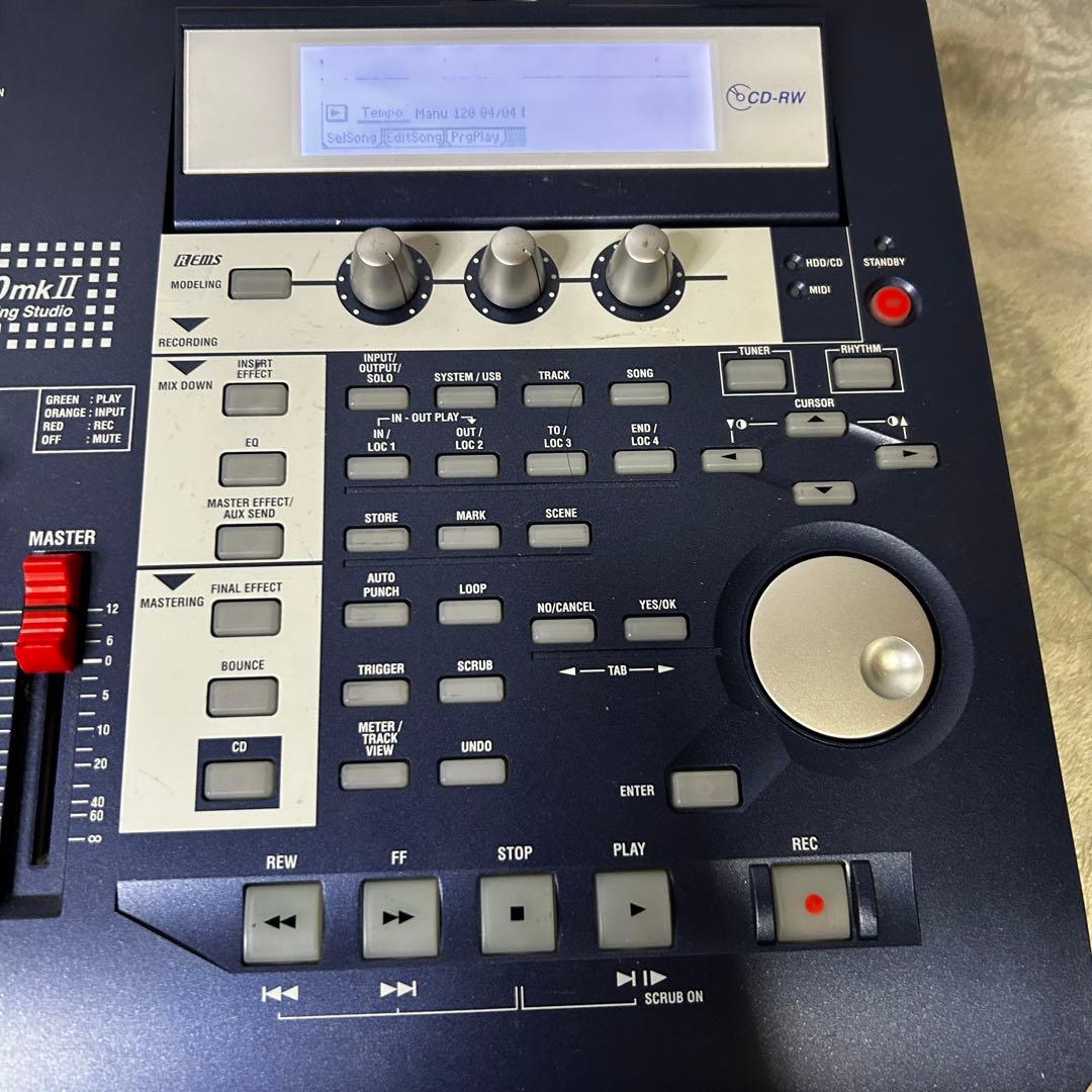 KORG D1200mkII MTR 画面不良（HDDフォーマット済）