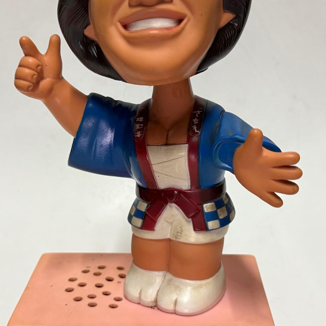 ヰセキ(イセキ)桜田淳子 首振り ソフビ人形 25.5トーキング 当時物 非売品