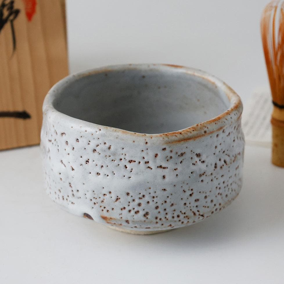 明治神宮奉献の窯 美濃焼窯元 秀山窯 志野茶碗 茶道具 共箱 栞