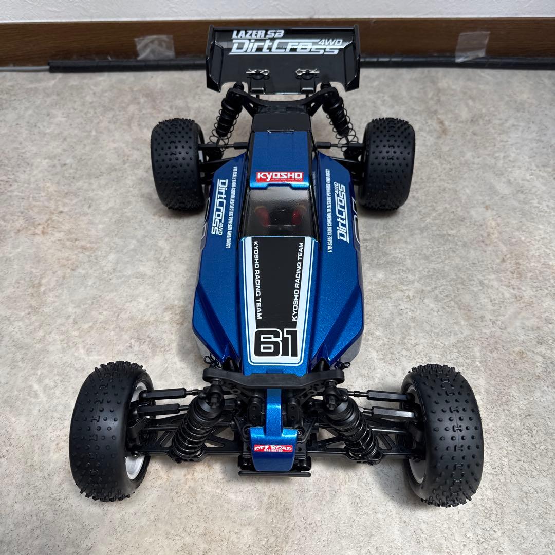 京商4WDバギーレーザーSBダートクロスシャーシ(メカ無し)