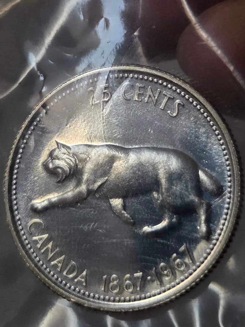 (プルーフライク) カナダ連邦　建国100周年記念　セット　1967