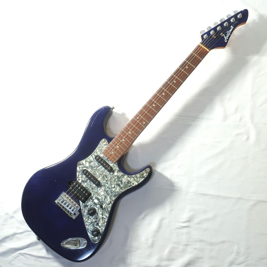 Aria ProⅡ Fl-series エレキギター ネイビー コイルタップ搭載