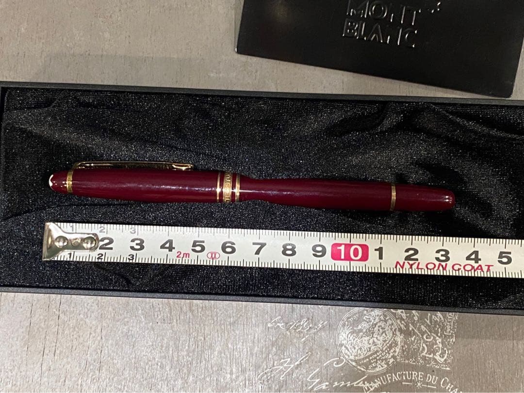 モンブラン 万年筆 マイスターシュテュック144 ボルドー 中白ルグランボルドー