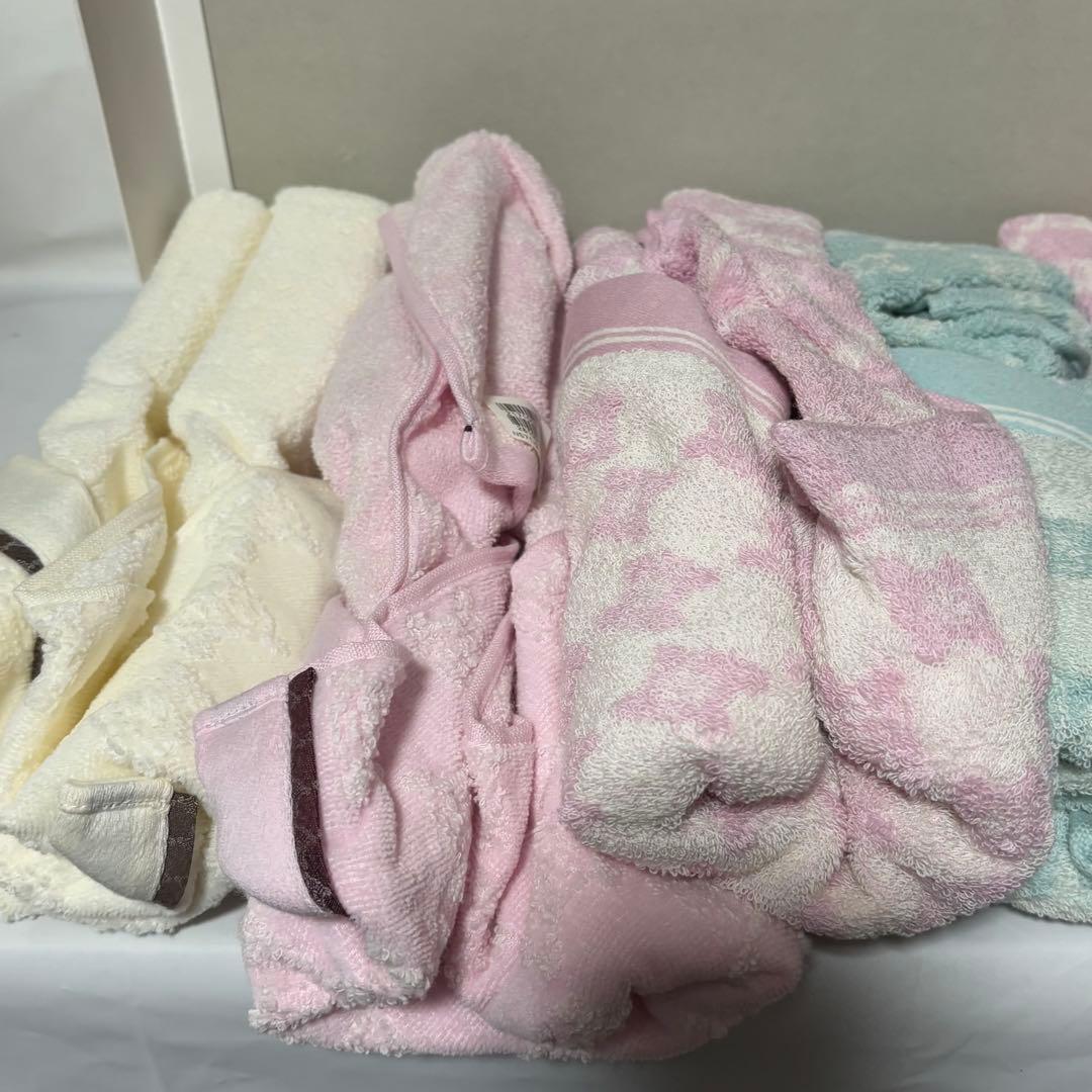 CELINE セリーヌ　フェイスタオル×5 トリオンフ　マカダム総柄　廃盤希少