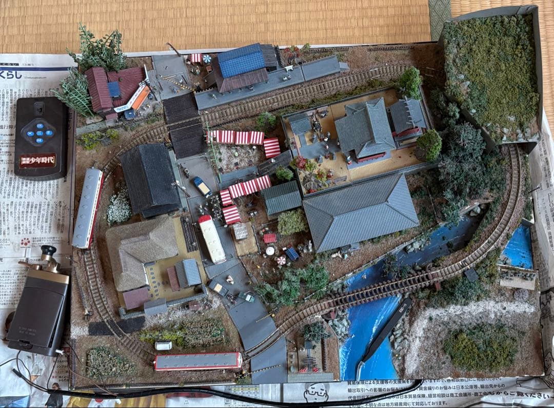 鉄道模型 少年時代 詳細な風景付き