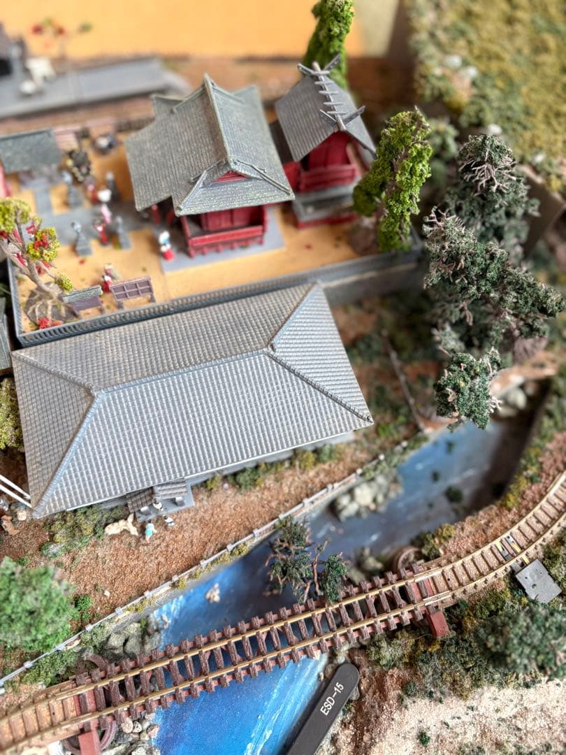 鉄道模型 少年時代 詳細な風景付き
