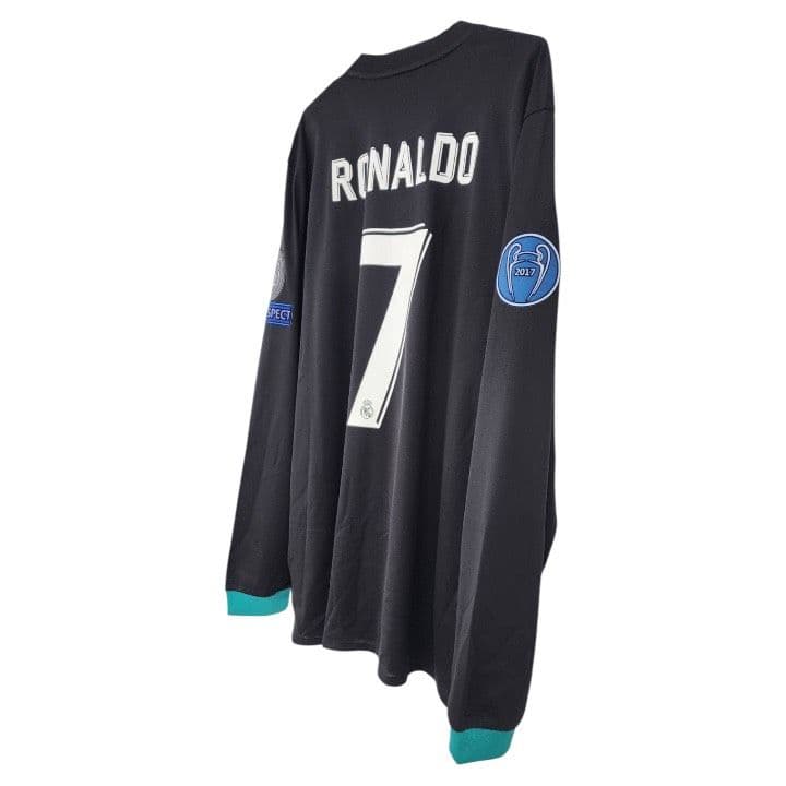 17-18 レアルマドリード　ロナウド　アディダスオフィシャル　長袖ユニフォーム