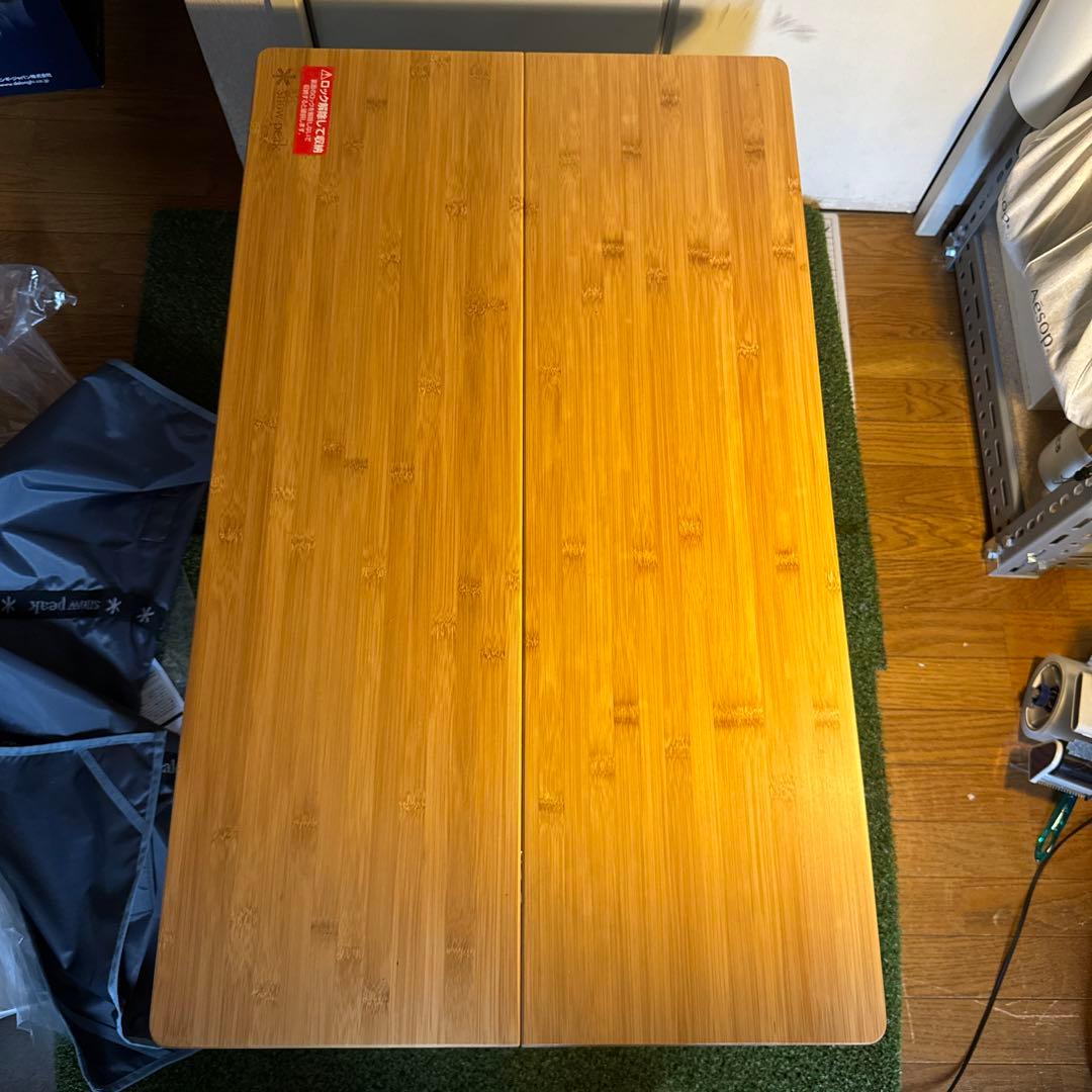  peak ワンアクションローテーブル竹 LV-100TR