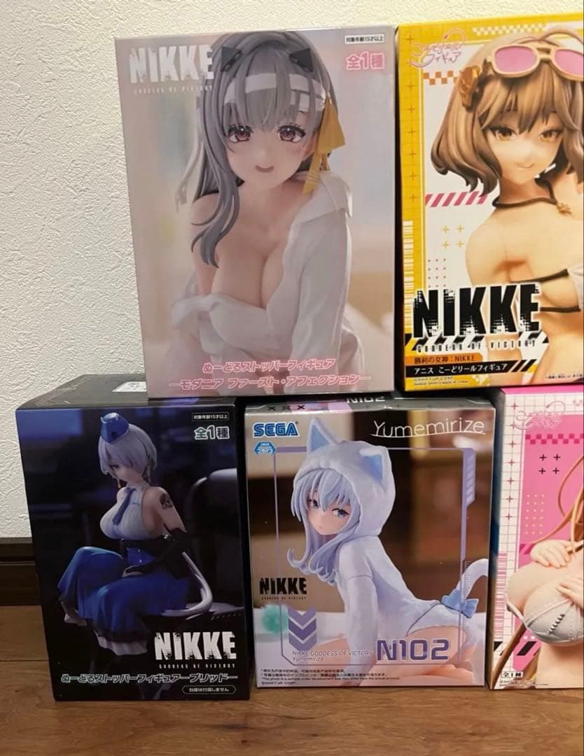 新品未開封　NIKKE プライズフィギュア　7体　まとめ売り