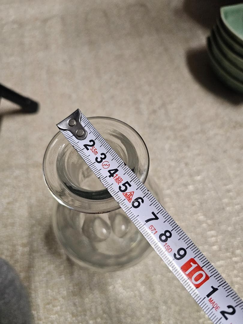 く*ん様 大正から戦前 ウランガラス デキャンタ カットガラス