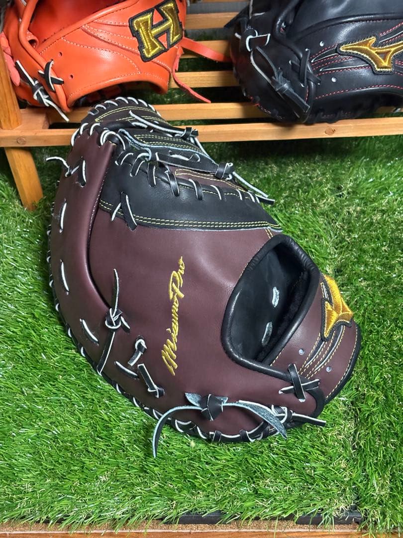 ミズノプロ　オーダー　軟式用　ファーストミット　匠仕上げ　実戦未使用品 一塁手用